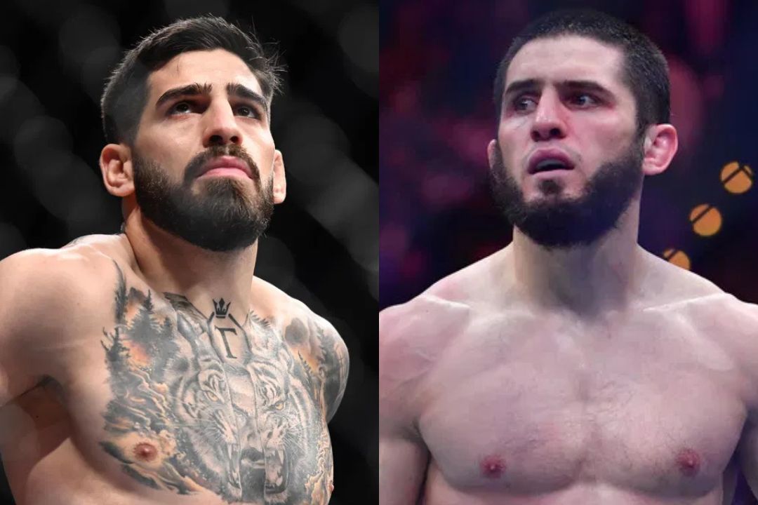 Ilia Topuria and Islam Makhachev